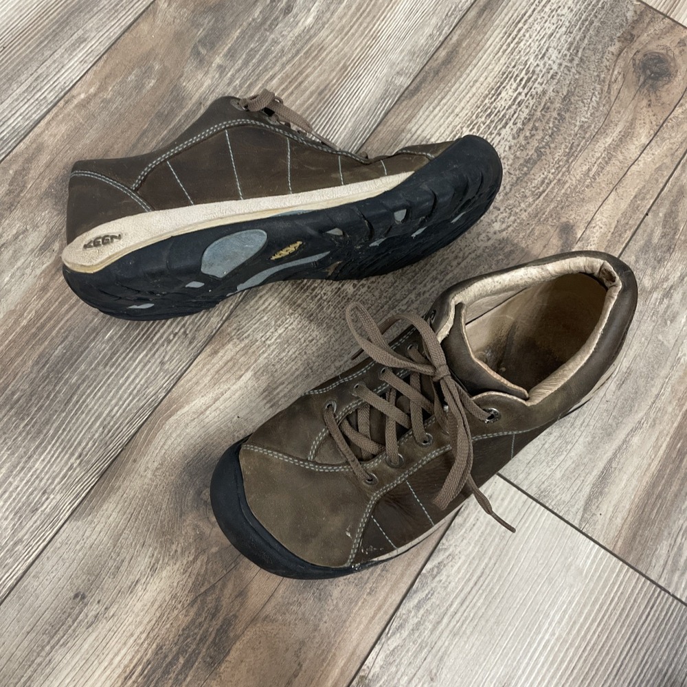 Size 9 Keen Womens Presidio Cascade Brown‎ Leather Everyday Casual Shoes